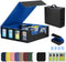PU Leather Storage Case Fits with Display,3000+ Cards,4-Row Deck Case with Removable