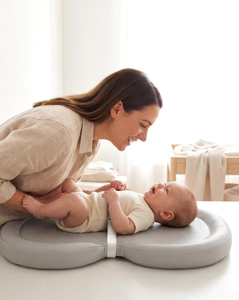 30"x18", Mamatepe Baby Changing Pad, Waterproof Wipe-Clean PU Foldable On-the-Go Travel Mat, Non-Slip with Adjustable