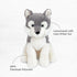 MON AMI Yukon The Husky Dog Stuffed Animal – 12”, Hand Crafted Soft Cuddly Plush Toy