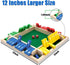 Nicecho 12 Inches 2-4 Shut The Box Game, Family Wooden Board Table Math Dice Games for Adults and Kids, Player Classics