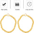 jojofuny Doll Mini Gold Necklaces Chains, Dress Up Necklace Chains for DIY Doll Decor, 25pcs