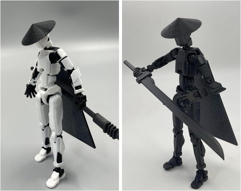 SANSGOUP 13 Set 3D T13 Lucky13 Dummy 13 Titan Action Figure (Assembly Completed), Printed Multi-Jointed Movable Mobile