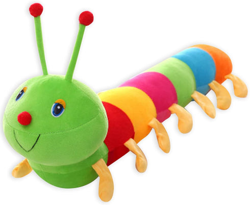 CHELEI2019 31.5 Inch Caterpillar Stuffed Animal - Colorful Long Giant Pillow Plush Gift