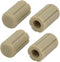 Ruilogod 20mm x 12mm Crib Storage Board Support Brown 4pcs (id: 748 4f9