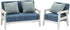 iLAND Dollhouse Couch and Miniature Sofa Set with Mini Houndstooth Cushions, Dollhouse