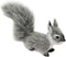 Calsgkspray 1pc Grey Mini Simulation Plush Squirrel,12 cm Mini Squirrel Stuffed Soft Animals