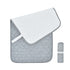 Generic 50x70cm Portable Diaper Mat, Travel Changing Pad, Foldable Bed Liner, Soft Waterproof Cotton Pad with Non Slip