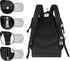 Hsnar Backpack Blooming Tulip Flower Waterproof Diaper Bag Large Capacity Baby Bag with Stroller Straps, Multi-Pocket