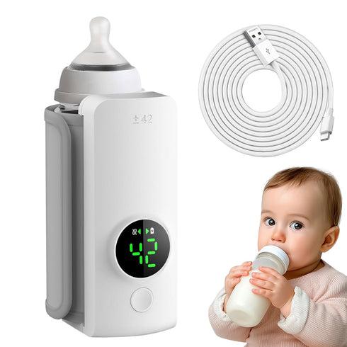 Portable Bottle Warmer, Fast Warming Comfortable Baby Feeding On The Go, Waterless