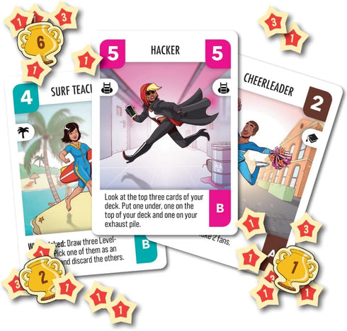 Challengers! Beach Cup Card Game — Strategy Game for 1-8 Players, Fun Family Game for Ages 8+