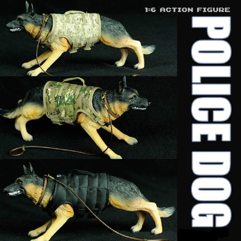 YEIBOBO 1:6 Action Figure Accessories - German Shepherd Police Dog Toy