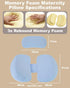 YZCCtixi Pregnancy Pillows for Sleeping, Memory Foam Maternity Pillow with Cooling Pillowcase, Support for Back Belly