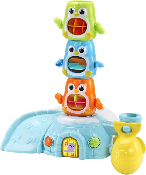 VTech Bath Toy: Splash and Whirl Penguins for Toddlers