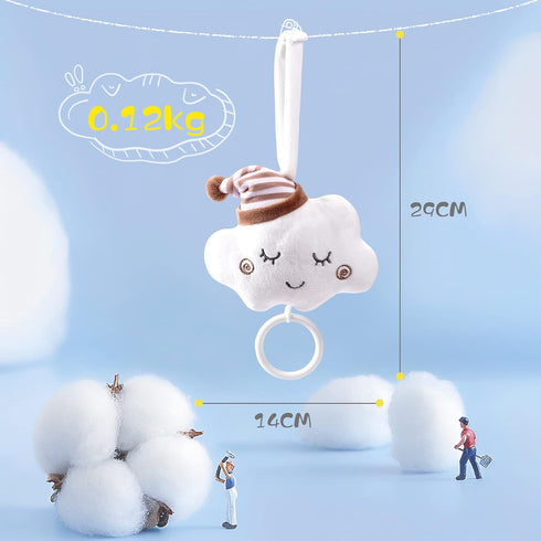 Baby Stroller Pendant Bell Music Box - Soothing Lullaby Toys for Babies