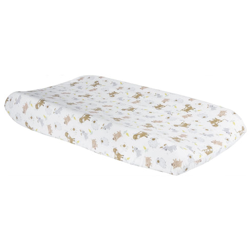 Farm Friends Deluxe Flannel Changing Pad Cover for Baby