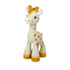 Nuby Jackie The Giraffe Natural Rubber Baby Teether, 3+ Months Teething Toy