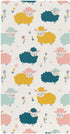 miaozhen Cotton Baby Crib Sheets for Boys Girls Soft Breathable Funny Ocean Lambs