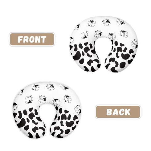 Urndoeng Baby Pillow Cover,Nursing Pillow Cover for Breastfeeding Pillow,Nursing Pillow Cover Girl,Cow Nursing Pillow