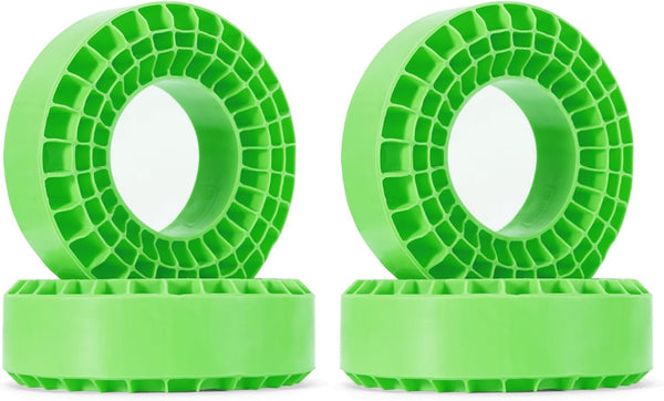 INJORA Silicone Rubber Inserts Foam for 106-108mm 1.9" Tires, Small Green