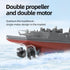2.4GHz 055 HC-803 Remote Control Warship RC Military Battleship, Remote Control Boat for Lakes and Rivers, RC Armed