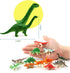 OuMuaMua Dinosaur Toys, Mini Figure Set Including T-rex and Stegosaurus, 78 Pack for Kids