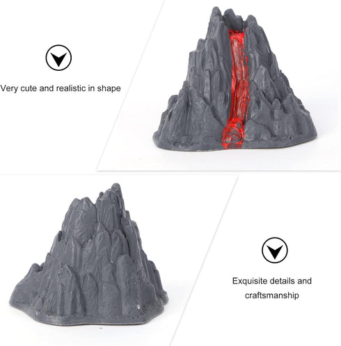 Toyvian 10pcs Volcano Toy Kit for Birthday Party Supplies Volcanic Eruption Model