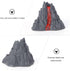 Toyvian 10pcs Volcano Toy Kit for Birthday Party Supplies Volcanic Eruption Model