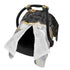 Hcpwzrf Black Marble with Gold Pretty Baby Car Seat Cover & Nursing Cover