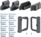 WOMHOM Retractable Baby Gates Replacement Parts Kit (Grey), Extra Wide Baby Gate Full Set Accessories