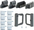 WOMHOM Retractable Baby Gates Replacement Parts Kit (Grey), Extra Wide Baby Gate Full Set Accessories