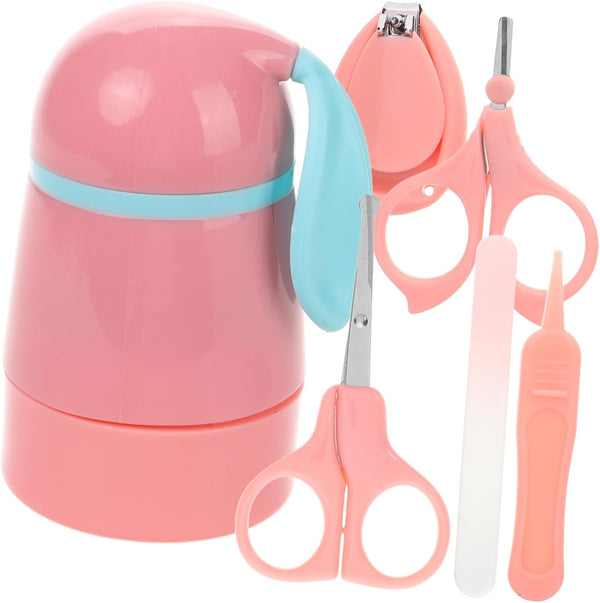 SOPOTUTU Nail Care Set Cute Case Boy Girl Nail Trimming Kit Includes Clipper