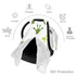 Hcpwzrf Footprints of Colored Frogs Baby Car Seat Cover & Nursing Cover - Breathable Stretch Multi-Use Cover