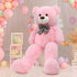 MorisMos 47 Inches Giant Teddy Bear Stuffed Animals Plush Toy for Girlfriend Kids Christmas Valentine's Day (Purple)