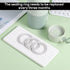 BOXOB 4pcs Seal Rings for BOLOLO Portable Bottle Warmer, Premium Silicone Lid Ring BPA Free Replacement Parts