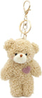 Zitokin Bear Plush Keychain Toys for Kids with Purple Heart 5" Inch Stuffed