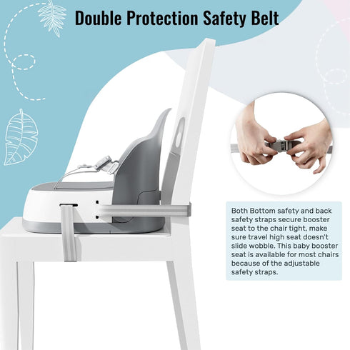 6 3 15 UBRAVOO Baby Booster Seats, Portable High Chairs for Babies and Toddlers, HighChair for Baby from Months
