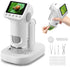HEWEIMEI 1600X Microscope for Kids, 4K 2.0" Screen Kids Microscopes with Slides Kit
