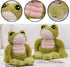 ELAINREN 3D Muscle Frog Plush Toy Pillow, 17.7'' Soft Frolick Frog Stuffed Green Fernando Animals Dolls Gifts