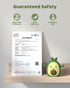 3 ChooKaChoo Baby Teething Toy Silicone Avocado Teething Mitten for Babies Over Months Anti Dropping Wrist Hand