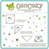 OsoCozy (6 Pack) 27 27 Inches, 100% Bleached Birdseye Flat Cloth Diapers - x One-Layer Flat Cloth Baby Nappies Made