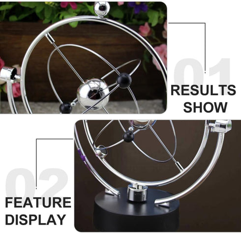 Planet Orbit Mobile Milky Way Perpetual Motion Desktop Toys, Solar System Decor for Kids