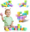 Magnetic Blocks for Toddlers 1-3, 56PCS 1.34in Large Macaron Magnet Building Cubes