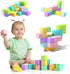 Magnetic Blocks for Toddlers 1-3, 56PCS 1.34in Large Macaron Magnet Building Cubes
