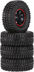 Goolsky 4Pcs AUSTAR AX-3020C 1.9 Inch Tires with Wheel Rim for 1/10 D90 SCX10 CC01 RC Rock Crawler