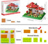 Set 1621pcs RAVAYO Mushroom House Building Blocks - Unique Design Creative Building Toy for Adults and Teens Mini Brick