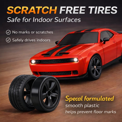 1:24 4WD 2 2.4GHz 2) IntelLock RTR RC Drift Car with Scratch-Free Drift Tires, High-Speed Muscle, Rechargeable