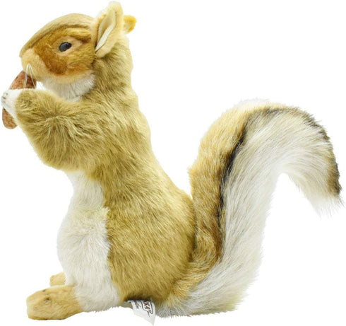 Hansa Brown Squirrel with Nut Plush - 9"