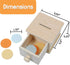 Montessori Mama Coin Box, Wooden Montessori Toy for 1 Year Old Toddler, Baby Drawer Drop Ball Toy