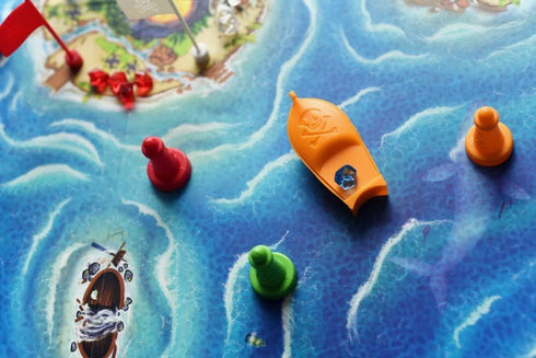 FoxMind Bermuda Pirates Magnetic Board Game for Kids, Captivating Pirate Adventure