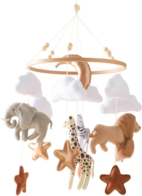 Ikubigu Baby Mobile for Crib, Baby Crib Mobile for Boys Girls, Baby Mobile for Bassinet, Boho Nursery Mobile, Nursery